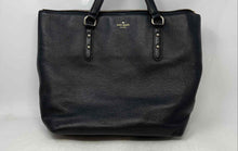 Load image into Gallery viewer, Kate Spade New York Womens Larchmont Avenue Penny Black Double Handle Tote Bag
