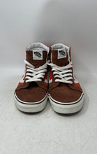 Load image into Gallery viewer, Vans Unisex Sk8-Hi Orange Brown Lace-Up Sneaker Shoes Size M9.5 W11