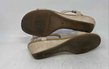 Load image into Gallery viewer, Alfani Womens Voyage Brown Open Toe Wedge Heel T-Strap Strappy Sandals Size 8 M