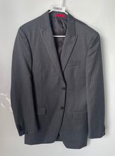Load image into Gallery viewer, Alfani Mens Gray Wool Long Sleeve Pockets Peak Lapel Two-Button Blazer Size 40L