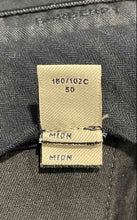 Load image into Gallery viewer, Authentic Burberry Mens Black Flat Front Pockets Uniform Dress Pants Size EUR 56