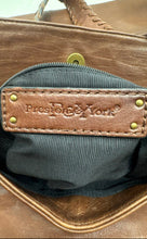 Load image into Gallery viewer, Preston & York Womens Brown Leather Double Handle Pockets Lined Shoulder Bag
