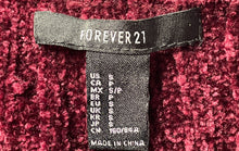 Load image into Gallery viewer, Forever 21 Womens Wine Long Sleeve Pullover Sweater Size Small