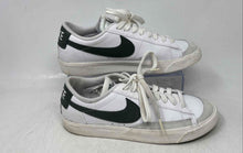 Load image into Gallery viewer, Nike Unisex Kids Blazer Low 77 White Green Leather Lace-Up Sneaker Shoes Size 6Y