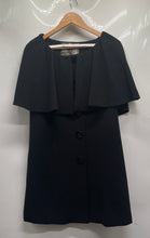 Load image into Gallery viewer, Kensie Womens Black Button-Front Crepe Mini Dress Size Medium