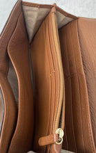 Load image into Gallery viewer, Michael Kors Womens Fulton Brown Leather Credit Card Slots Snap Bifold Wallet