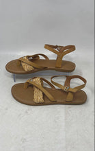 Load image into Gallery viewer, Toms Womens Lexie Honey Tan Brown Buckle Open Toe Strappy Sandals Size 7