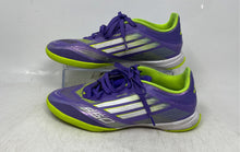 Load image into Gallery viewer, Adidas Mens F50 League Indoor Purple Lemon Lace-Up Soccer Cleats Size 6.5