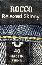 Load image into Gallery viewer, True Religion Mens Blue Denim Medium Wash Rocco Relaxed Skinny Leg Jeans Size 40