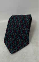Load image into Gallery viewer, Mallory And Church Mens Multicolor Printed Silk Adjustable Designer Tie