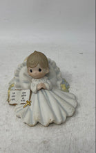 Load image into Gallery viewer, Precious Moments Angel In Thy Light Shall We See Light Porcelain Candle Holder
