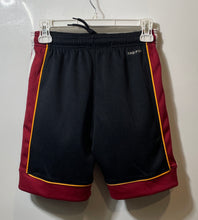 Load image into Gallery viewer, Nike Boys Black Red NBA Miami Heat Elastic Waist Basketball Shorts Size Small