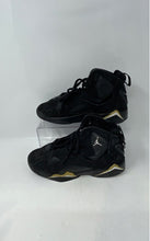 Load image into Gallery viewer, Nike Boys Air Jordan True Flight 343795-017 Black Gold Sneakers Sz 4.5Y No Soles