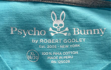Load image into Gallery viewer, Psycho Bunny Mens Blue Short Sleeve Crew Neck Pullover T-Shirt Size XL