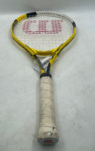 Load image into Gallery viewer, Wilson US Open 25 Junior Yellow Black White Tennis Racquet With Grip Handle