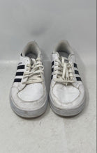 Load image into Gallery viewer, Adidas Mens Breaknet FX8707 White Black Lace-Up Low Top Tennis Shoes Size 11