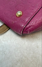 Load image into Gallery viewer, Michael Kors Womens Grayson Fuchsia Pink Nude Leather Charm Satchel Bag
