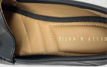 Load image into Gallery viewer, Kelly & Katie Womens Black Round Toe Slip-On Loafer Shoes Size 6M