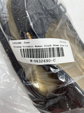 Load image into Gallery viewer, Adrienne Vittadini Womens Cathi Black Embellished Slip-On Ballet Flats Size 8.5M