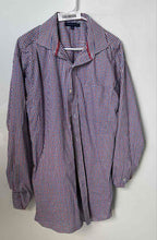 Load image into Gallery viewer, Tommy Hilfiger Mens Multicolor Plaid Long Sleeve Dress Shirt Size 17 34/35