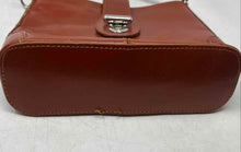 Load image into Gallery viewer, Persaman New York Womens Dark Orange Leather Adjustable Strap Crossbody Bag