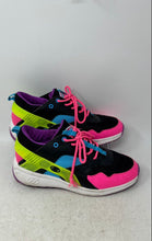 Load image into Gallery viewer, Heelys Kids Force Black Pink Green Lace-Up Roller Skate Shoes Size Y 7 W 8
