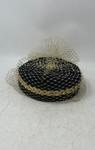 Load image into Gallery viewer, Womens WPL 4384 Black Wool Veil Trim Outdoor Fedora Hat One Size