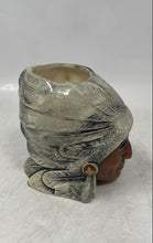 Load image into Gallery viewer, RTK Treasures Hand Painted Indian Head Feathers Tomahawk Ceramic Mug