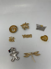 Load image into Gallery viewer, Napier, Carolee, DKNY Women's Multicolored Brooches (8 Pcs)