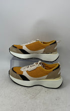Load image into Gallery viewer, Michael Kors Womens Flynn Yellow Beige Lace-Up Low Top Sneaker Shoes Size 7M