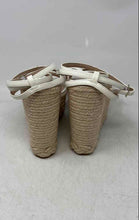Load image into Gallery viewer, Aldo Womens Beige Open Toe Wedge Heel Platform Espadrille Sandals Size 9