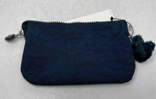 Load image into Gallery viewer, Kipling Womens Navy Blue Monkey Charm Top Zipper Cosmetic Wallet With Tag
