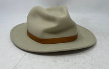 Load image into Gallery viewer, Brixton Unisex Beige Classic Wide Brim Outdoor Fedora Hat Size Small