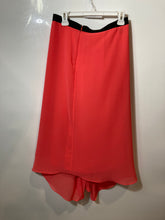 Load image into Gallery viewer, Armani Exchange Womens Red Asymmetric Hem Side Zipper Maxi Skirt Size 8