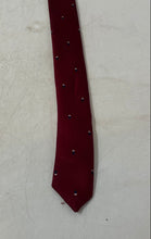 Load image into Gallery viewer, Oscar De La Renta Mens Red Printed Adjustable Classic Designer Tie