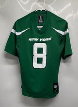 Load image into Gallery viewer, NFL Team Apparel Boys Green New York Jets Aaron Rodgers #8 Jersey Size L 14/16