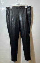 Load image into Gallery viewer, Express Womens Black Flat Front Pull-On Skinny Leg Stretch Dress Pants Size XL