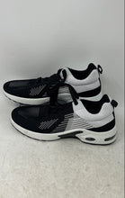 Load image into Gallery viewer, Athletic Works Womens White Black Lace-Up Low Top Sneaker Shoes Size EUR 42