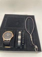 Load image into Gallery viewer, Men's Watch and Bracelet Gift Set with Box (NCL)
