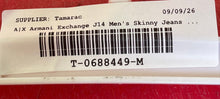 Load image into Gallery viewer, Armani Exchange Mens J14 Blue Denim Dark Wash Skinny Leg Jeans Size 31 With Tag