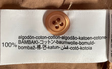 Load image into Gallery viewer, Zara Womens Beige Cotton Long Sleeve Collared Regular Fit Button-Up Shirt Size S