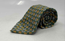 Load image into Gallery viewer, Lanvin Paris Mens Multicolor Geometric Print Silk Adjustable Formal Designer Tie