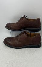 Load image into Gallery viewer, Johnston & Murphy Mens Hollis Brown Leather Wingtip Brogue Dress Shoes Size 10M