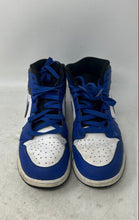 Load image into Gallery viewer, Nike Kids Air Jordan 1 Mid DQ8423-402 Blue White Leather Sneaker Shoes Size 6.5Y