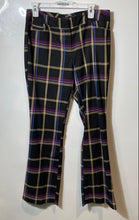 Load image into Gallery viewer, 7th Avenue New York Company Womens Multicolor Print Plaid Ankle Pants Size 10