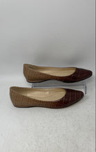 Load image into Gallery viewer, Nine West Womens Speak Up Brown Leather Pointed Toe Ballet Flats Size 6.5 M