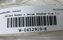 Load image into Gallery viewer, Adidas Womens Superstar H03916 Beige Low Top Lace-Up Sneaker Shoes Size 7.5