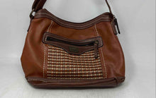 Load image into Gallery viewer, B.O.C. Born Concept Womens Brown Leather Adjustable Strap Zip Top Shoulder Bag