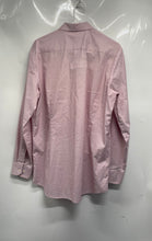 Load image into Gallery viewer, Perry Ellis Portfolio Mens Light Pink Polka Dot Very Slim Fit Dress Shirt Sz L