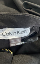 Load image into Gallery viewer, Calvin Klein Womens Black Long Sleeve Mock Neck Bow Shift Dress Size 8P